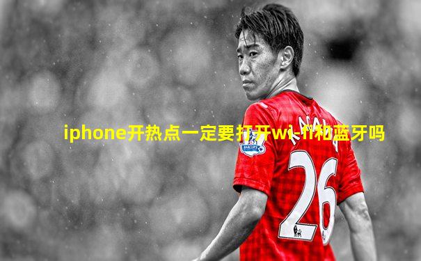 iphone开热点一定要打开wi-fi和蓝牙吗
