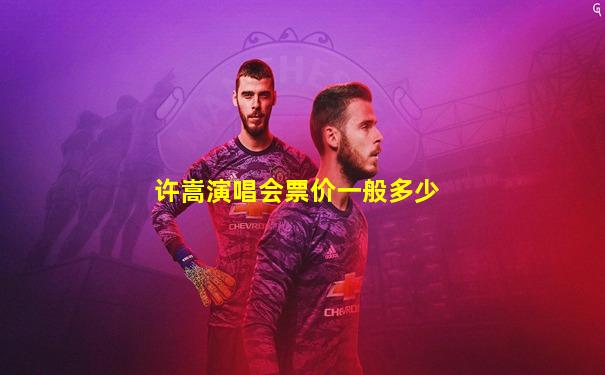 许嵩演唱会票价一般多少