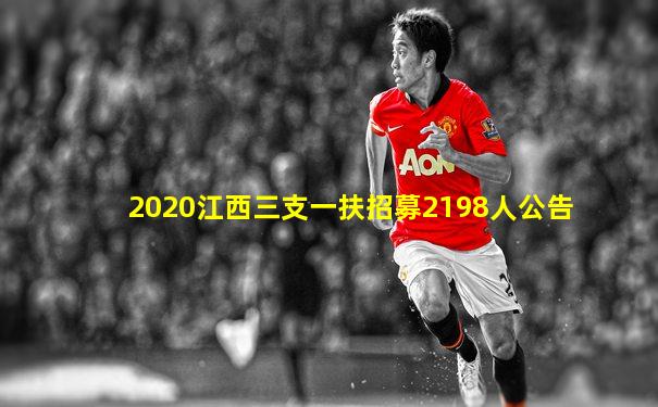2020江西三支一扶招募2198人公告