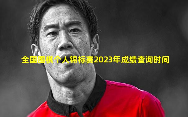 全国围棋个人锦标赛2023年成绩查询时间